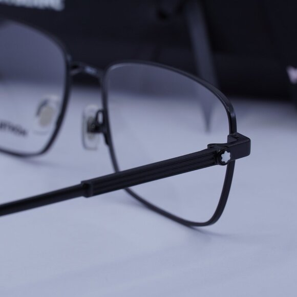 Montblanc MB0029O 004 Rectangle Eyeglasses 58mm – Black - Picture 5 of 10